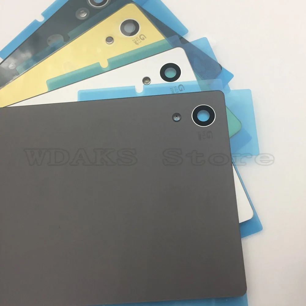 AAA + матовый чехол для sony Xperia Z5 E6603 E6633 E6653 E6683 заднее стекло Крышка батарейного