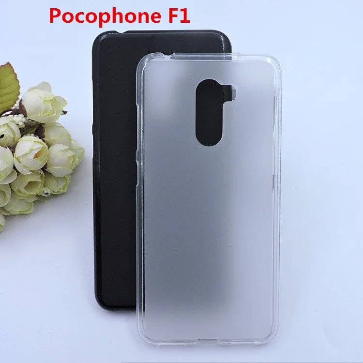 Для Xiaomi Pocophone F1 Силиконовые ТПУ полный защитный чехол PocophoneF1 silica гелевый из