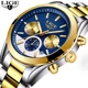 2021 NEW LIGE Watch Mens Military Waterproof Top Brand Watches Stainless Steel Quartz Clock Man Full Steel Wrist Watch relogio Other Image