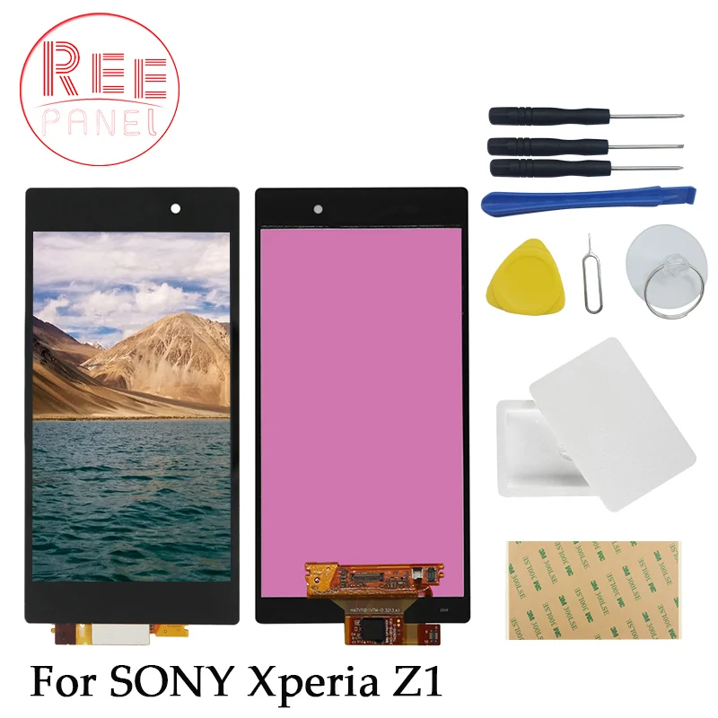 Оригинал 4 3 ''Дисплей для SONY Xperia Z1 компактный ЖК дисплей Сенсорный экран Digiziter