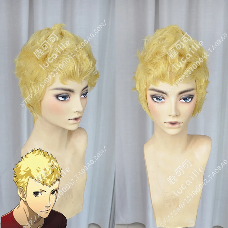 

Парики для косплея P5 Persona 5 Ryuji Sakamoto, короткие, пушистые, жаропрочные, синтетические волосы + парик