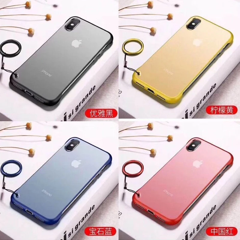 Zxtrby Ultra-thin Without Frame Phone Case for iPhone 6 6S 7 8Plus X XS XR Max Matte Back Shell Coque Capa |