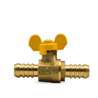 double plug gas valve double head nozzle valve copper ball valve 12 copper valve gate switch