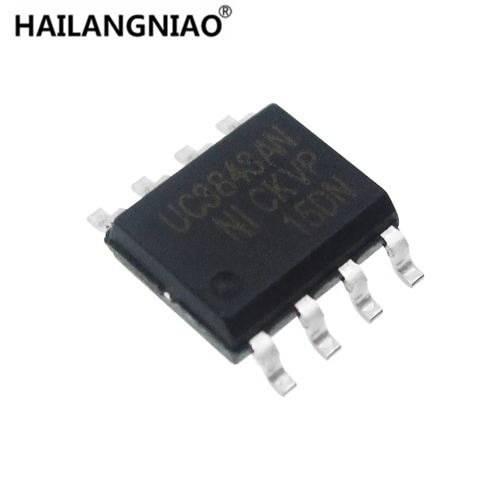 

10 шт., UC3843AN, SOP-8, ШИМ-контроллер яркости