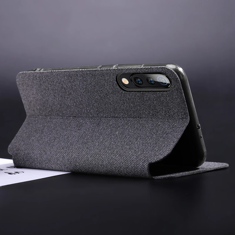 Чехол для Xiaomi Mi 9 Xiaomi SE с откидной крышкой, флип, из ткани, силиконовый, фундас MOFi, оригинальный, Mi9 Транспарентная версия.