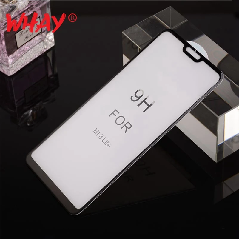 5D закаленное стекло для Xiaomi Mi 8 Lite xiomi 9H полное покрытие чехол Xiomi защита экрана 3D