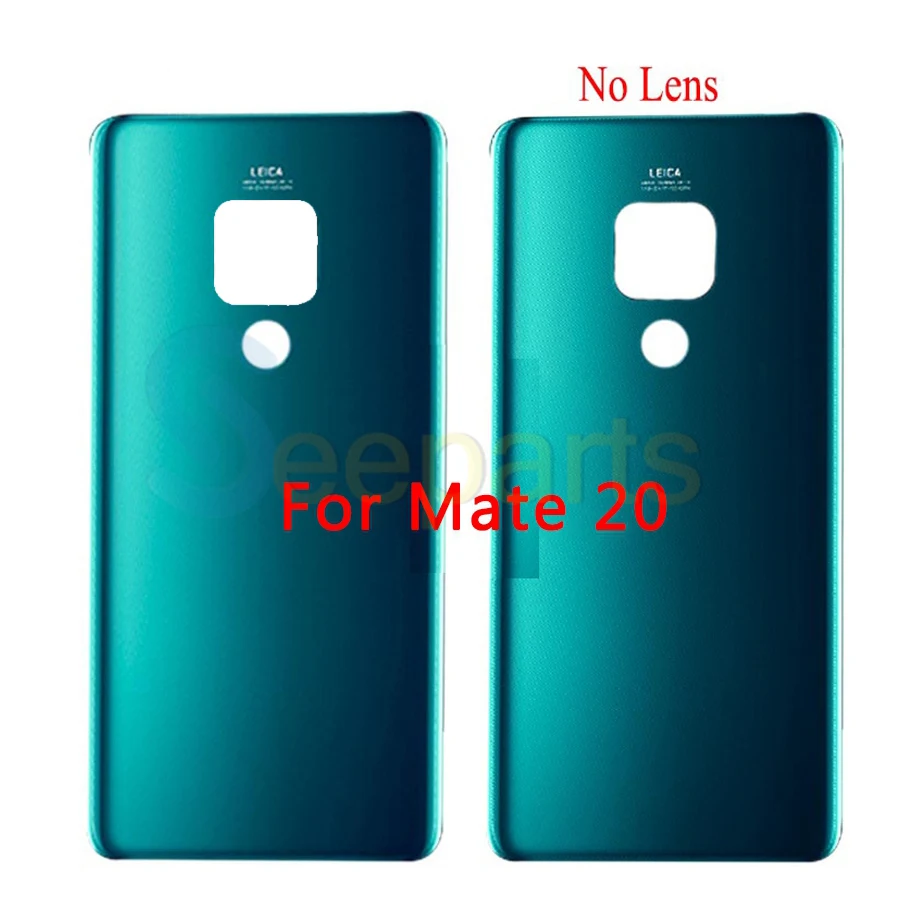 Крышка батарейного отсека для Huawei Mate 20 Lite стеклянная панель задняя крышка