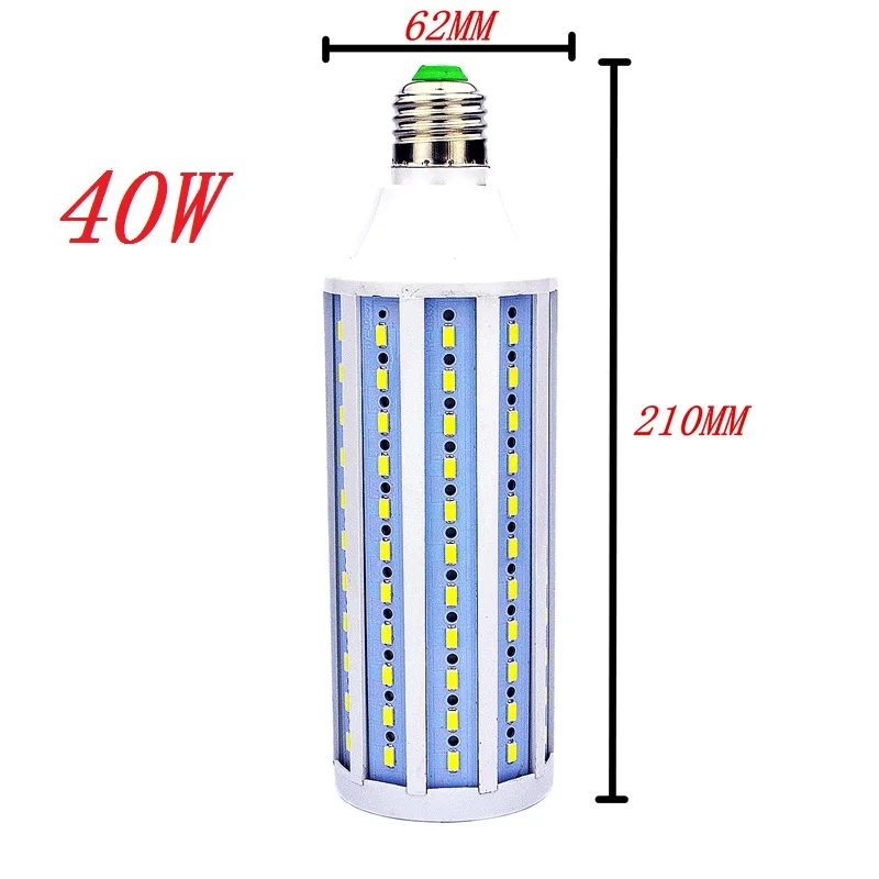 E26 E27 B22 E39 E 40 Светодиодная лампа 12 W 15 25 30 50 60 80 w 100 свет buibs Bombilla 110 V 220 Spotlight лампада