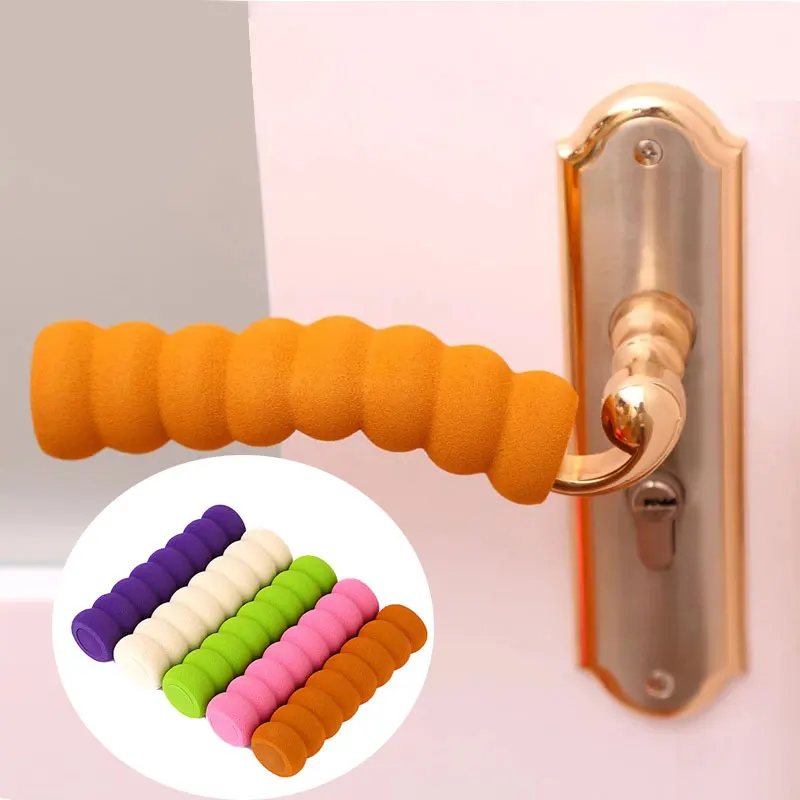 

Baby Safety Door Knob Silencer Crash Pad Wall Protectors Door Stopper Anti Collision Stop Baby Safety Guards Corner Protector