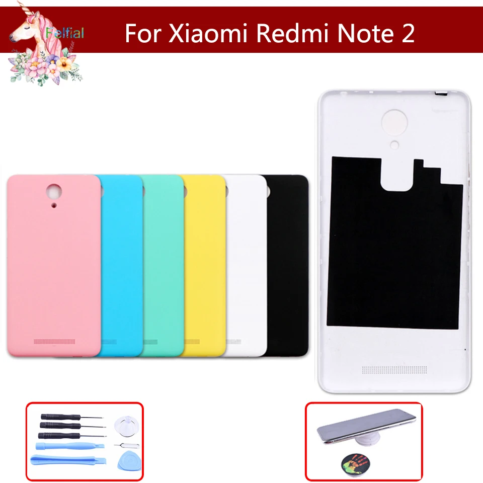 

For Xiaomi Redmi Note 2 Aokin Hard PC Battery Back Housing Cover Mobile Phone Case For Redmi Note2 Protective ShellReplacement