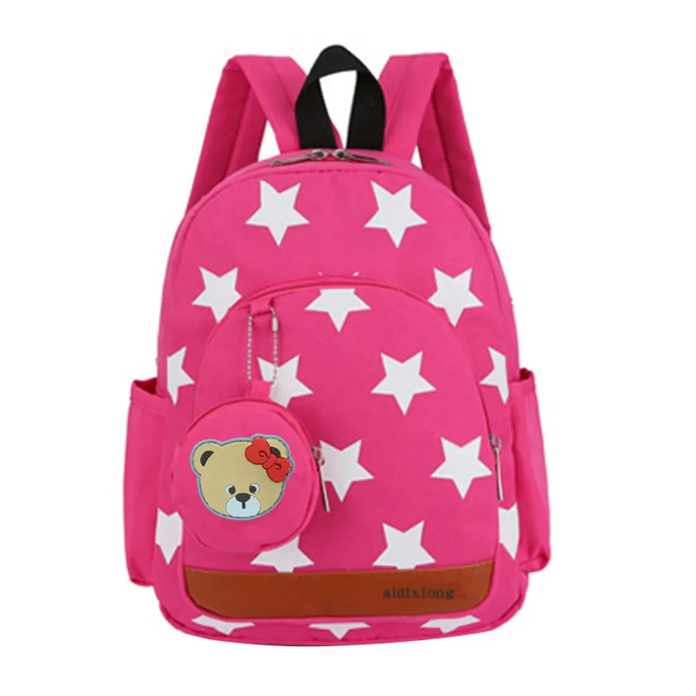 Детские рюкзаки двойной рюкзак на плечо детская школьная сумка милый Принт