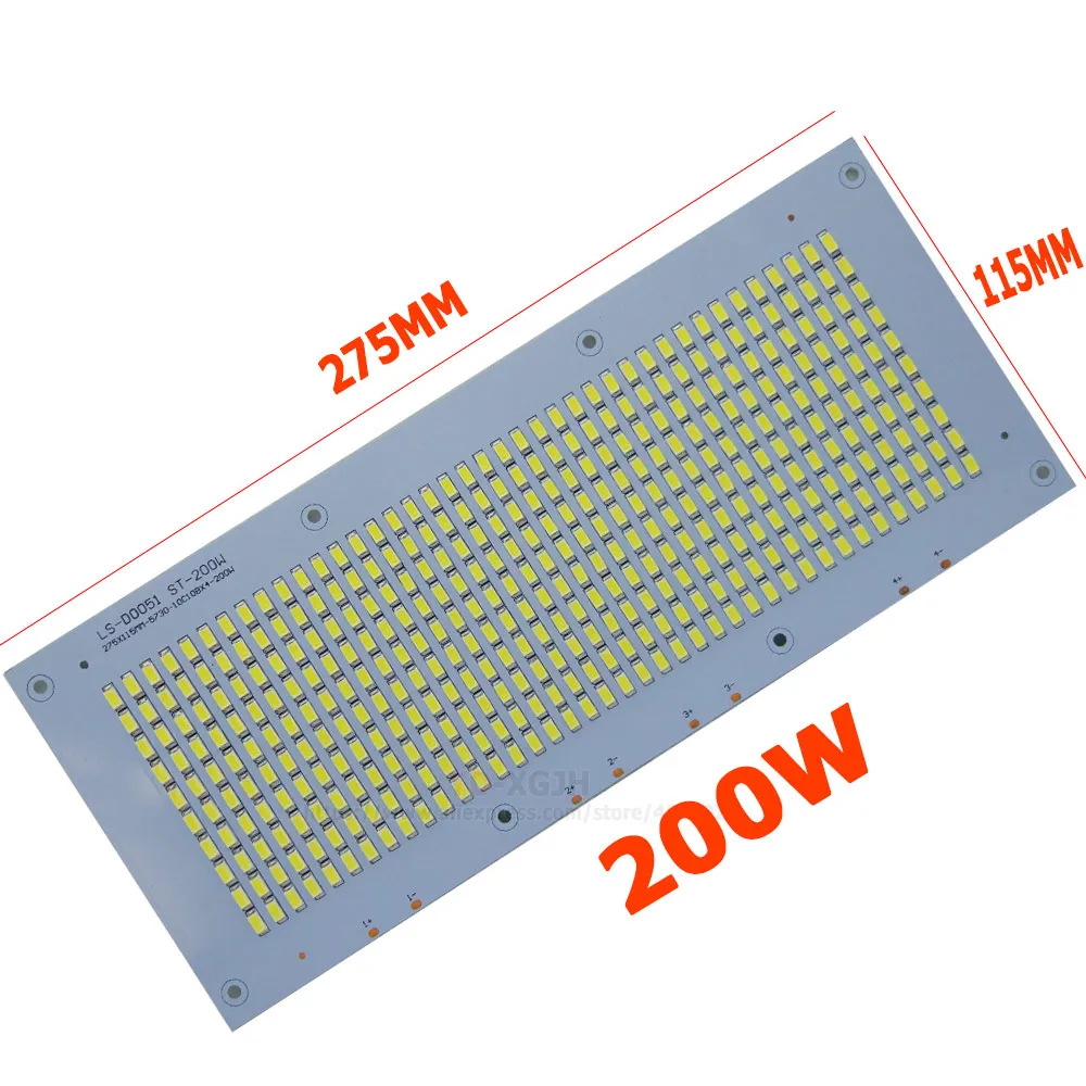 Полностью мощный светодиодный прожектор PCB 10 Вт 20 Вт 30 Вт 50 Вт 100 Вт 150 Вт 200 Вт SMD5730 светодиодный светильник светодиодный PCB доска алюминиевая пластина для Светодиодный прожектор