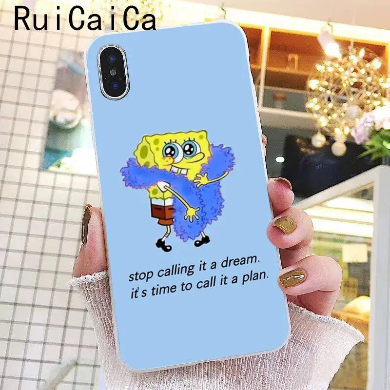 Ruicaica милый детский ТПУ чехол для телефона, чехол для iPhone 5 5Sx 6 7 7plus 8 8Plus X XS MAX XR Fundas Capa