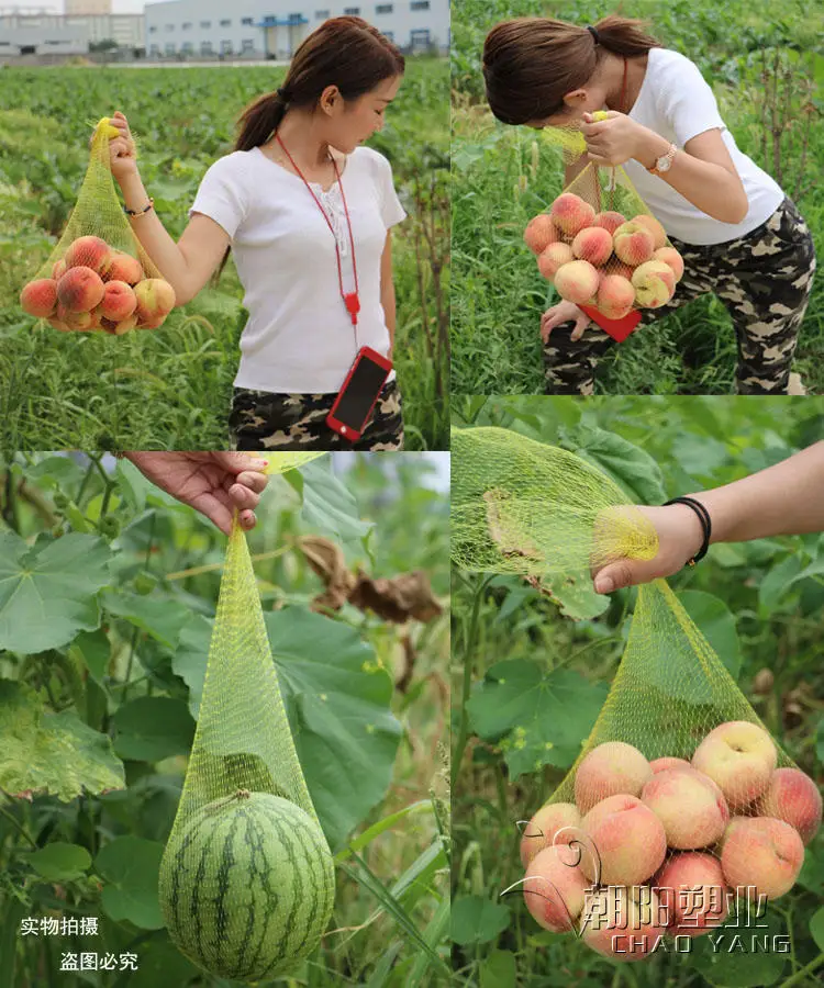 White yellow red Fruit net bag plastic mesh Home receive food packaging Mesh garlic kitchen |