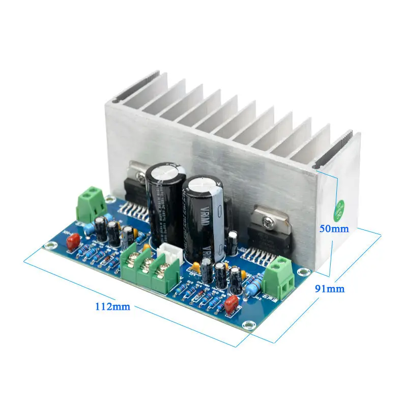 TDA7293 Audio Amplifier Board 100Wx2 Digital Stereo Power With Heatsink Dual AC12-32V | Электроника