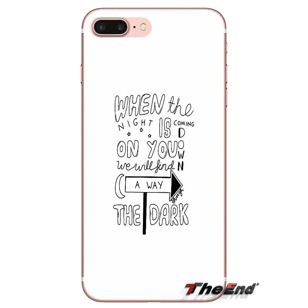 through the dark songs 1D one direction Phone Cases For Xiaomi Mi4 Mi5 Mi5S Mi6 Mi A1 A2 5X 6X 8 9 Lite SE Pro Max Mix 2 3 2S |
