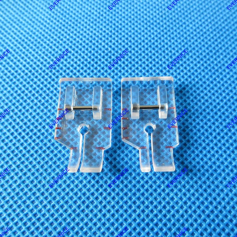 

2 PCS Snap On 1/4" Quilting Patchwork clear Foot for Brother SA125