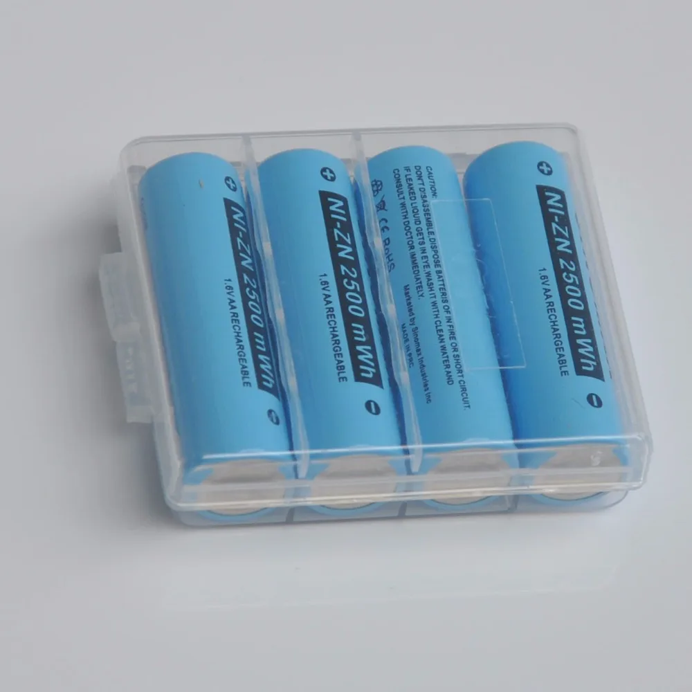 4 шт. 1 6 в AA Аккумуляторная батарея 2500mwh 14500 Ni Zn NiZn cell camera игрушки использовать