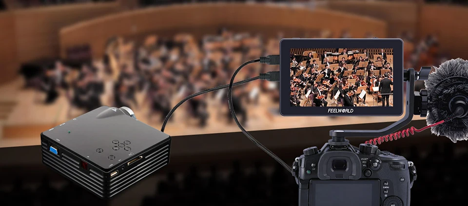 FEELWORLD F6 PLUS 5,5 дюймов 3D LUT сенсорный экран 4 K HDMI монитор Full HD 1920x1080 ips DSLR камера полевой монитор для камеры s Nikon