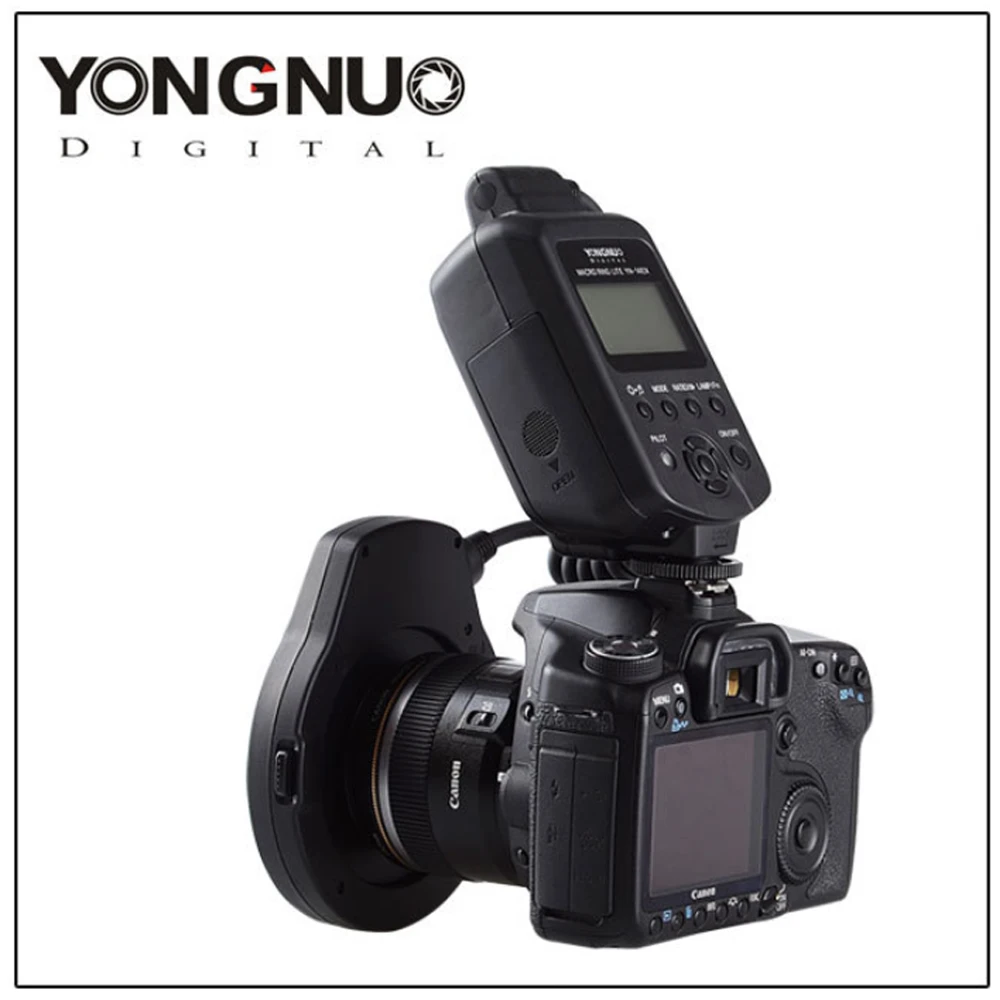Светодиодная лампа для видеосъемки Yongnuo YN 14EX YN14ex ttl кольцо вспышка макросъемки