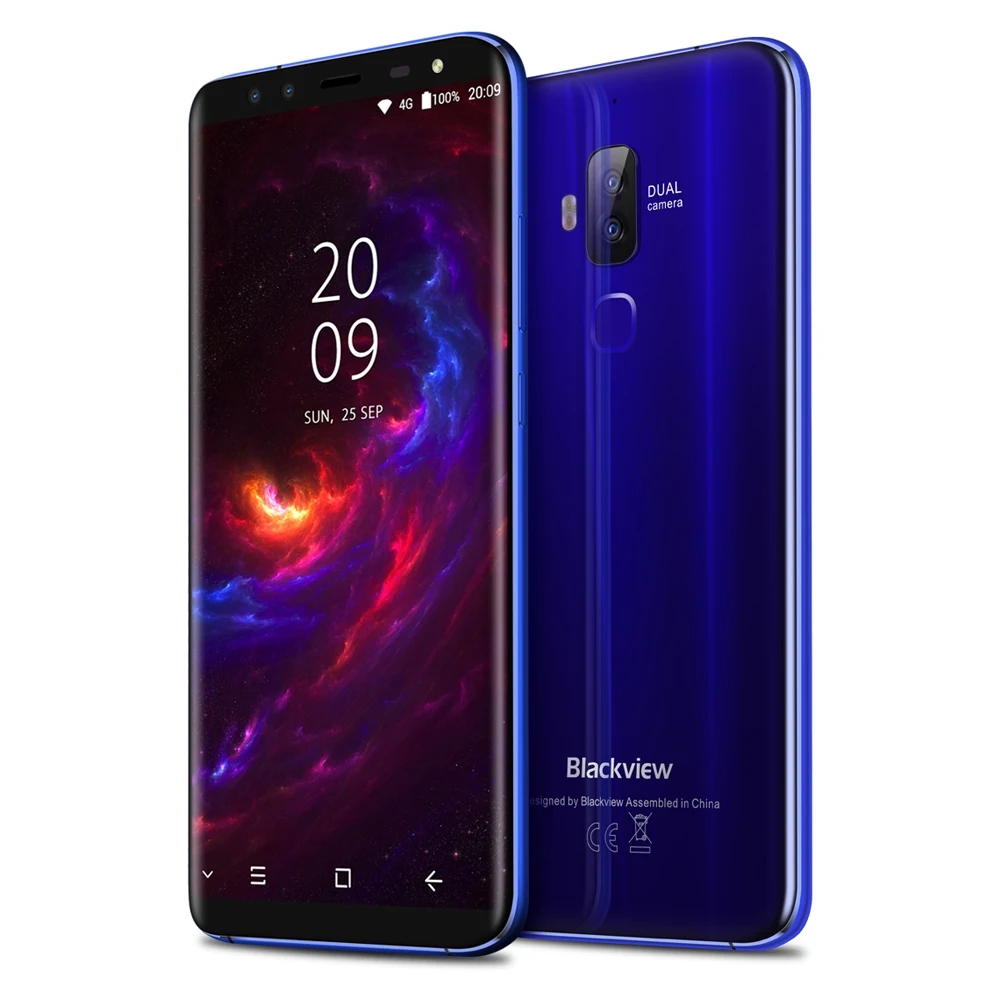 Blackview S8 18:9 Экран смартфон 5 7 ''Android 0 mtk6750t восемь ядер сотовый телефон 4 ГБ 64 13MP