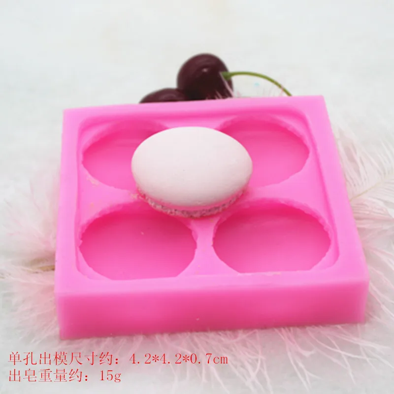 P605 четыре отверстия Макарон Формы украшения торта прессформы|molds mould|decor moldcake