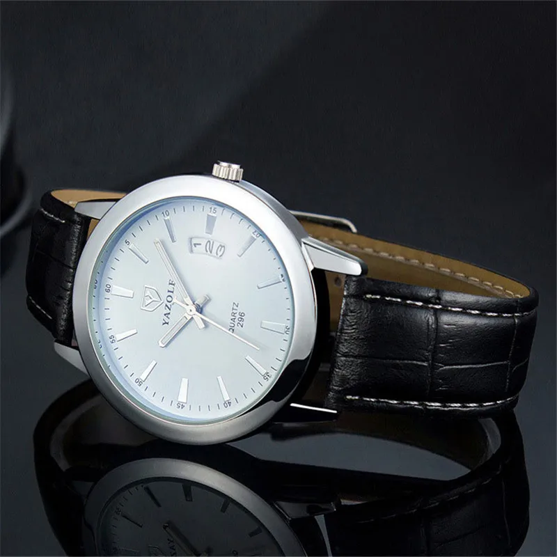 YAZOLE модные часы для мужчин Топ бренд роскошные известные Бизнес наручные