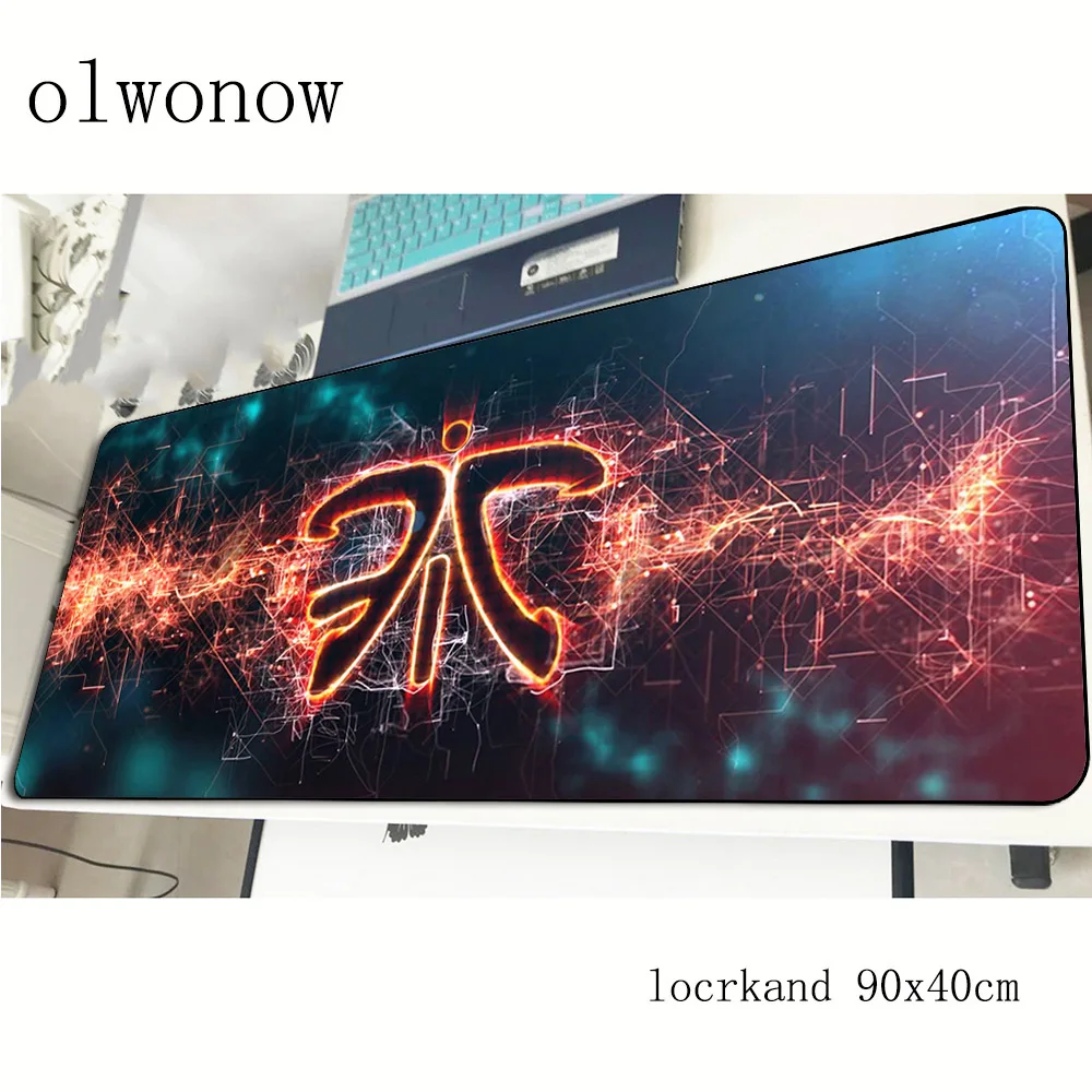 Fnatic Коврик для мыши с изображением 90x40cm Лидер продаж игровой коврик геймер