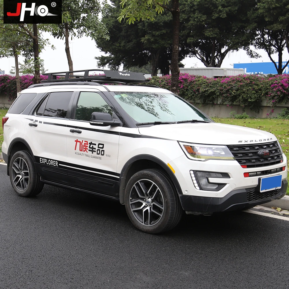 JHO автомобильные аксессуары боковые шаговые ходовые доски для Ford Explorer 2011-2019 2012 2013