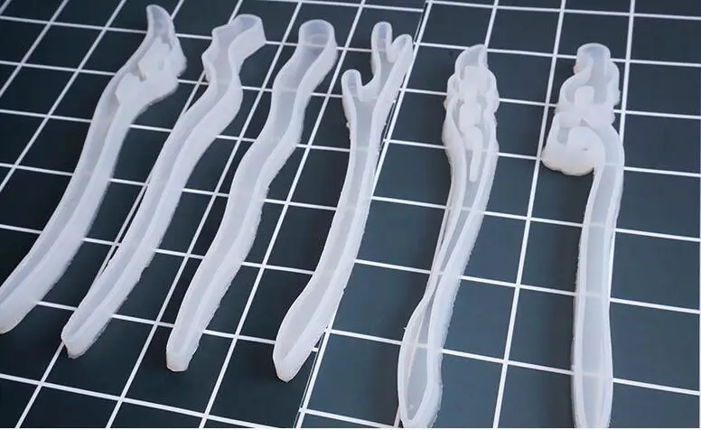 Заколка для волос силиконовая форма самостоятельного изготовления заколка