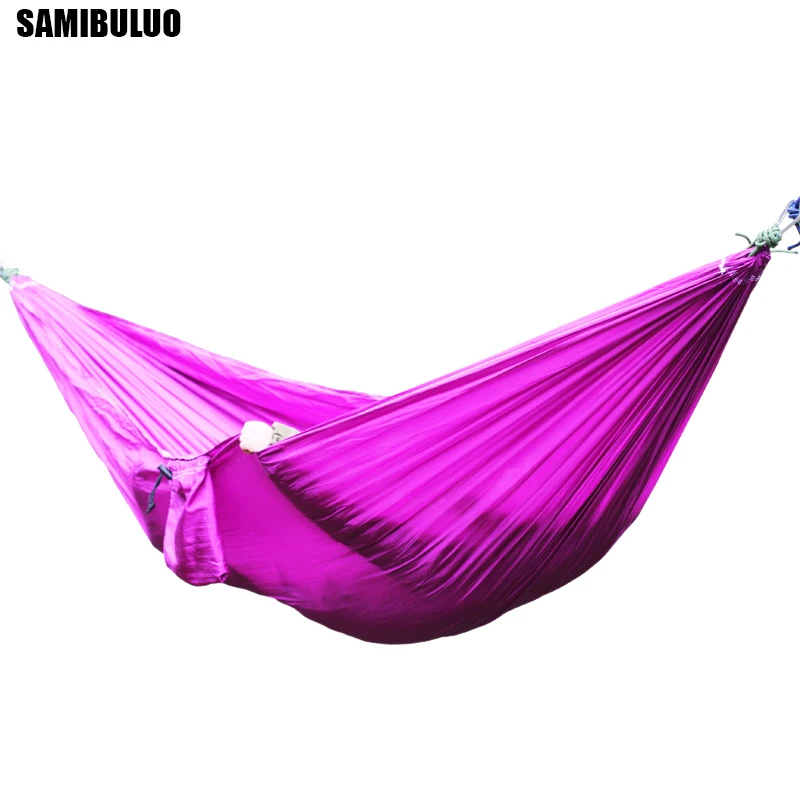 Двойной 2 Человек Отдых Путешествия парашют наружные гамаки Гамак Сад Кемпинг