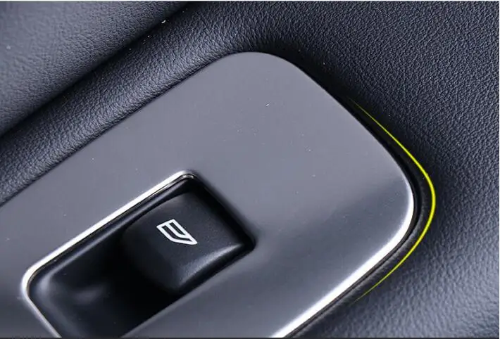 Автомобильный Стайлинг для Volvo xc60 20182019 кнопка подъемника наклейки внутренняя модификация нержавеющая сталь специальные декоративные аксессуары