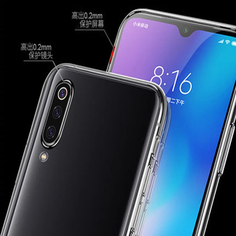 Оригинальный цветной чехол для xiaomi mi 9/ 9 se мягкий силиконовый с гальваническим
