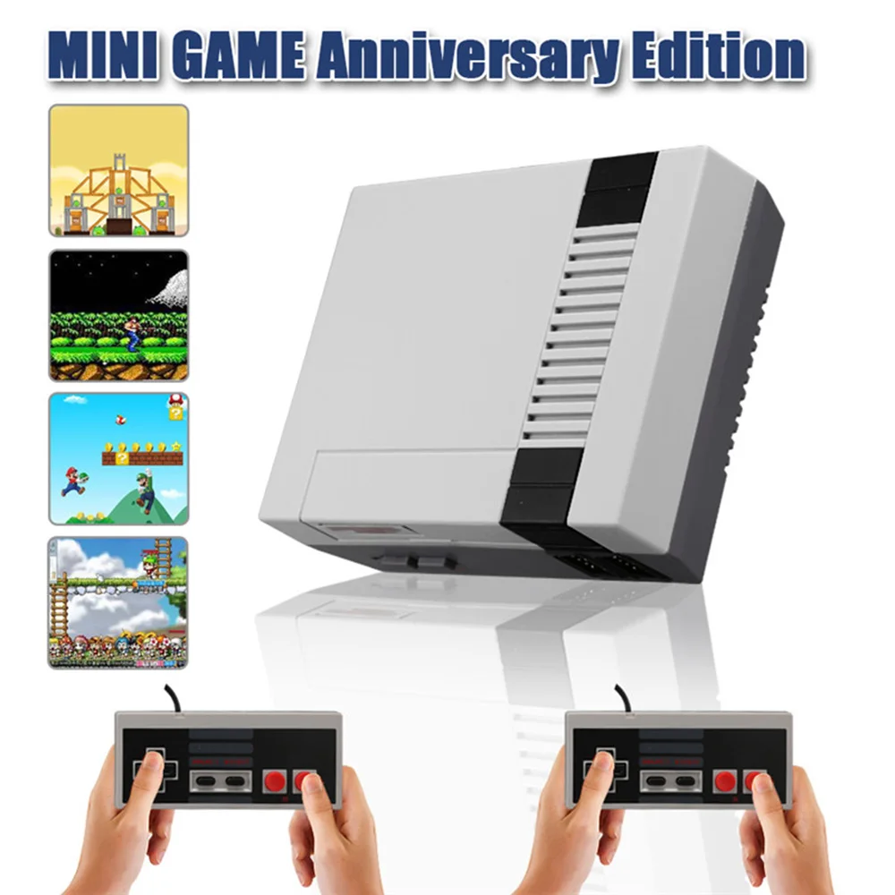 ILebygo Мини ТВ игровая консоль 8 бит Ретро встроенный 620 игр Ручной игровой плеер