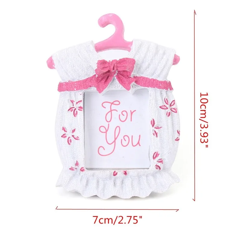 100 шт. фоторамка розовый голубым полимерным камнем детский комбинезон костюм для