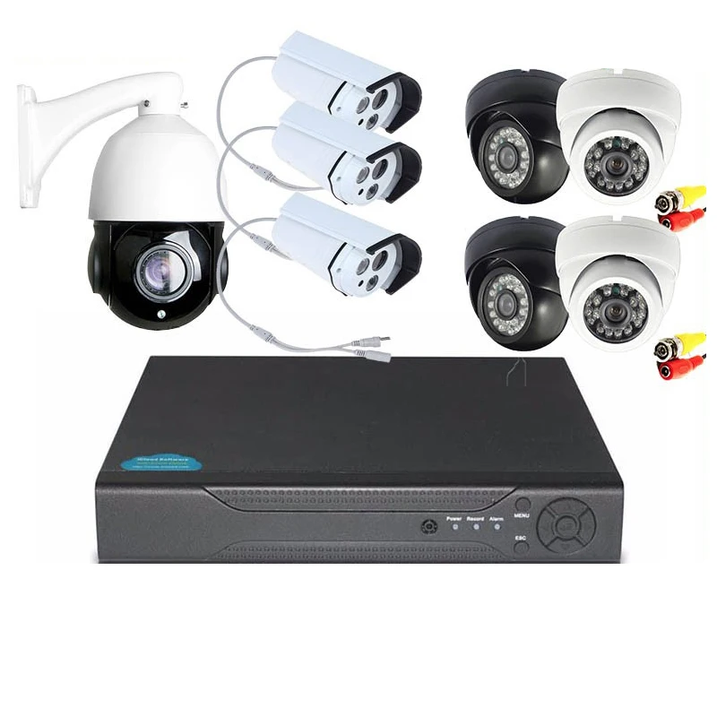 2MP 1080P AHD CCTV Камеры Скрытого видеонаблюдения Системы комплект 20xzoom Скорость купол