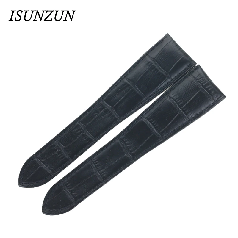 Часы isunzun Band для Cartier W7100037/W7100041 ремешок из натуральной кожи мужчин и женщин