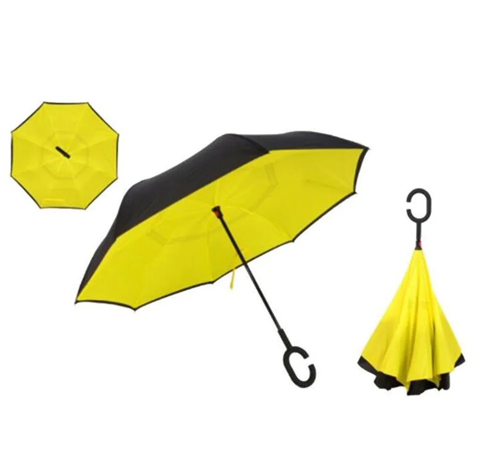 Новый Лучше Brella Двойной Слой/Перевернутый/Назад Открытие Зонтик|umbrella can|umbrella