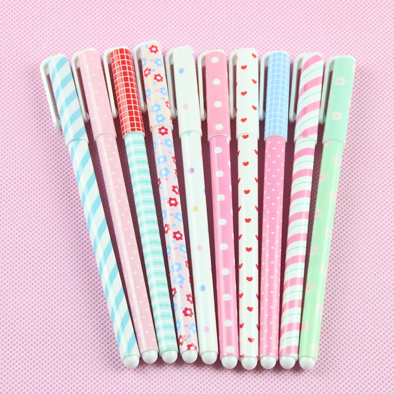 Набор красочных гелевых ручек с героями мультфильмов 10 шт./лот милые корейские