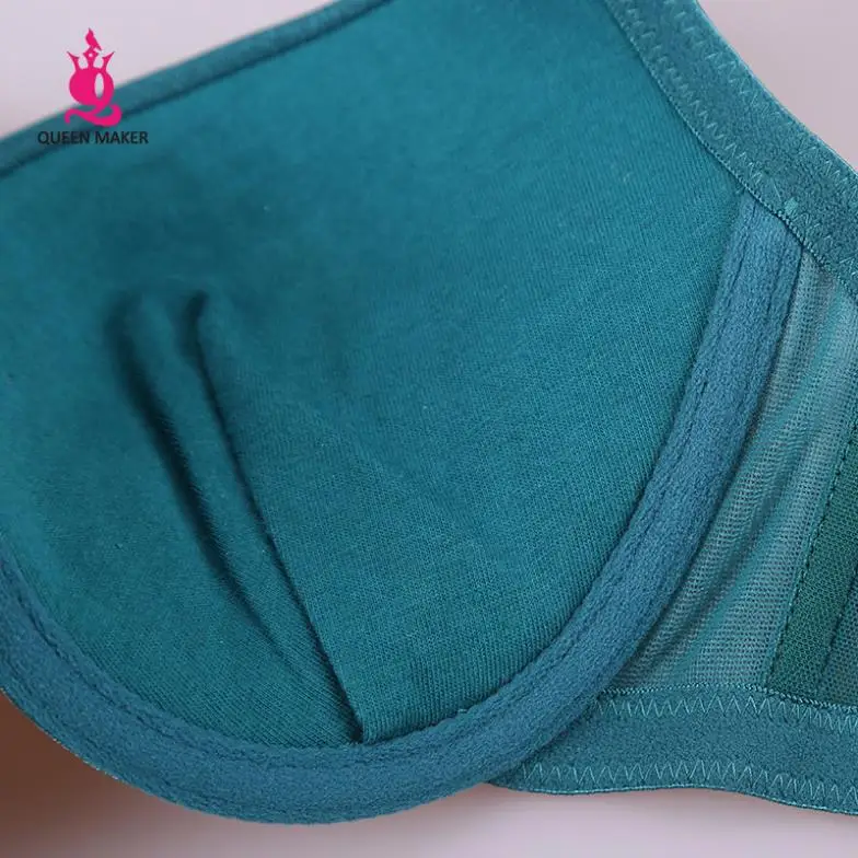 Queenmaker Push Up Нижнее бельё бюстгальтер/Нижнее Бельё для девочек Для женщин большой