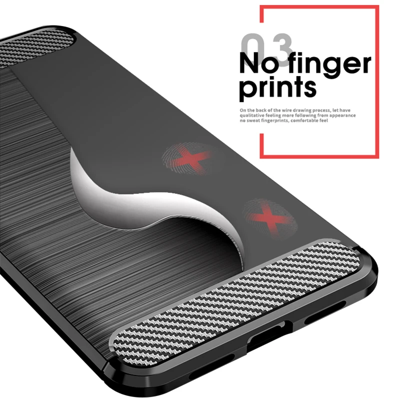 Для Xiaomi Mi 8 Lite SE Мягкий противоударный чехол из углеродного волокна для Redmi Note 5 6 Pro