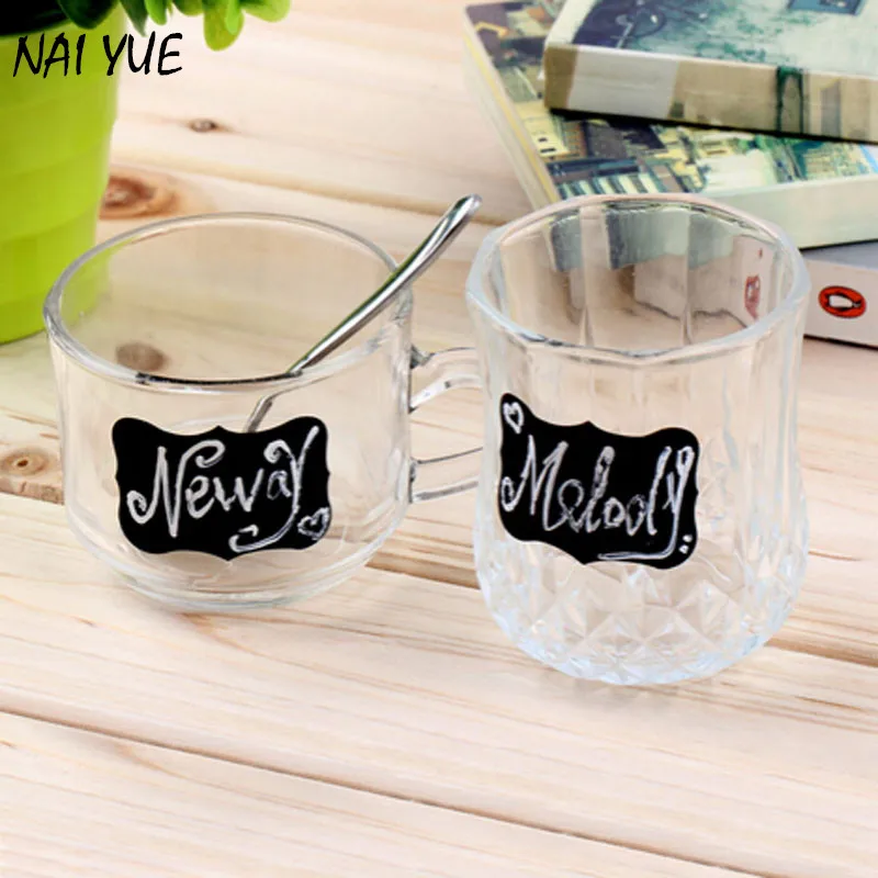 Наклейка этикетки для банок 72 шт./лот черная доска кухонная этикетка банки