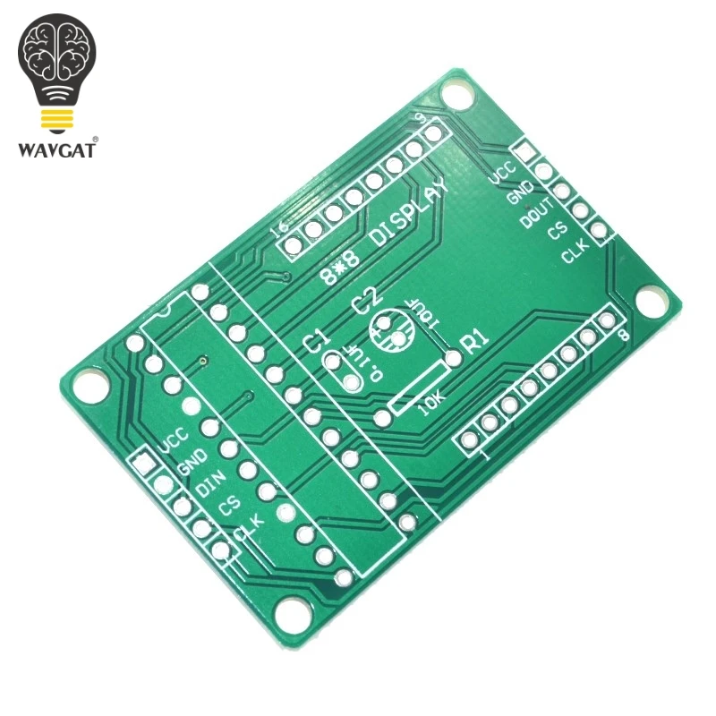 Набор WAVGAT для самостоятельной сборки модуль точечной матрицы MAX7219 дисплея MCU