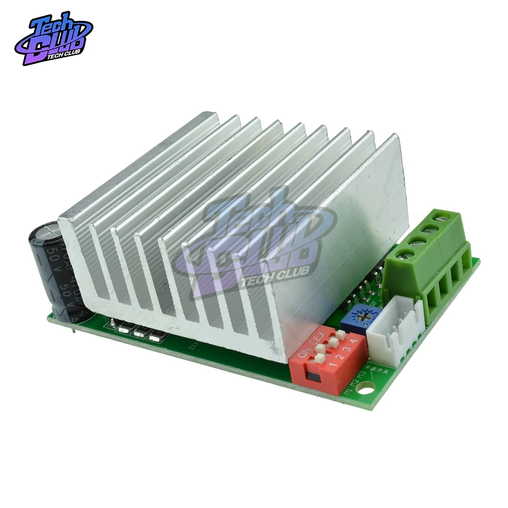 TB6600 DC 10V 45V 4.5A CNC одноосный Драйвер шагового двигателя платы контроллера 6N137