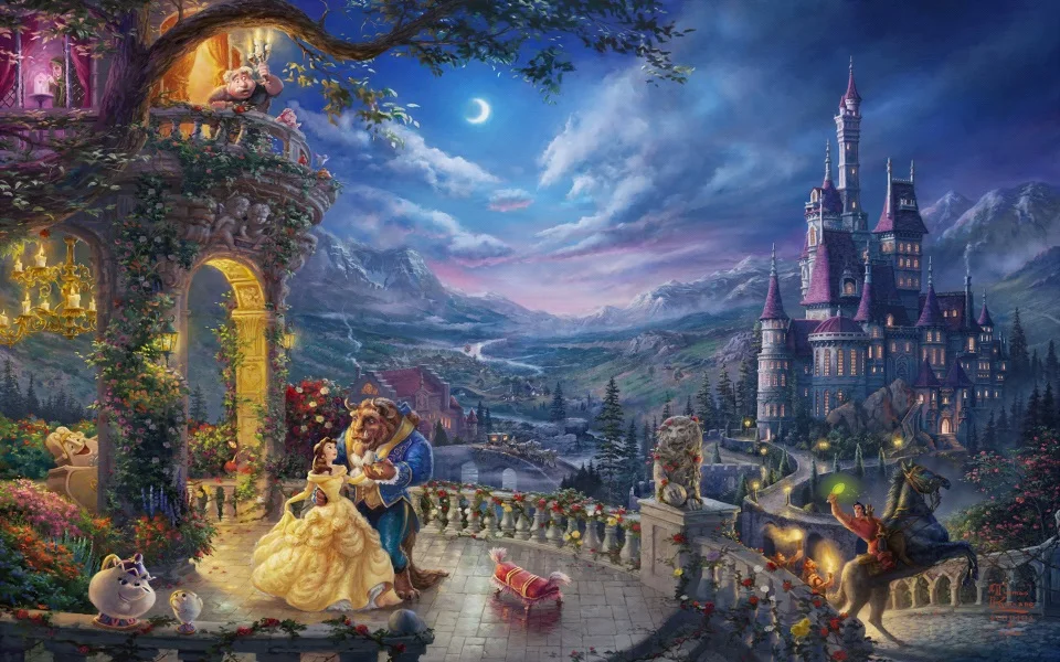 custom 3d photo wallpaper mural livingroom sofa TV background retro dream castle princess painting picture wallpaper for wall 3d
