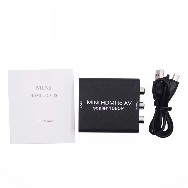 Мини HDMI в AV HD аудио видео конвертер Аудио Синхронизация| |