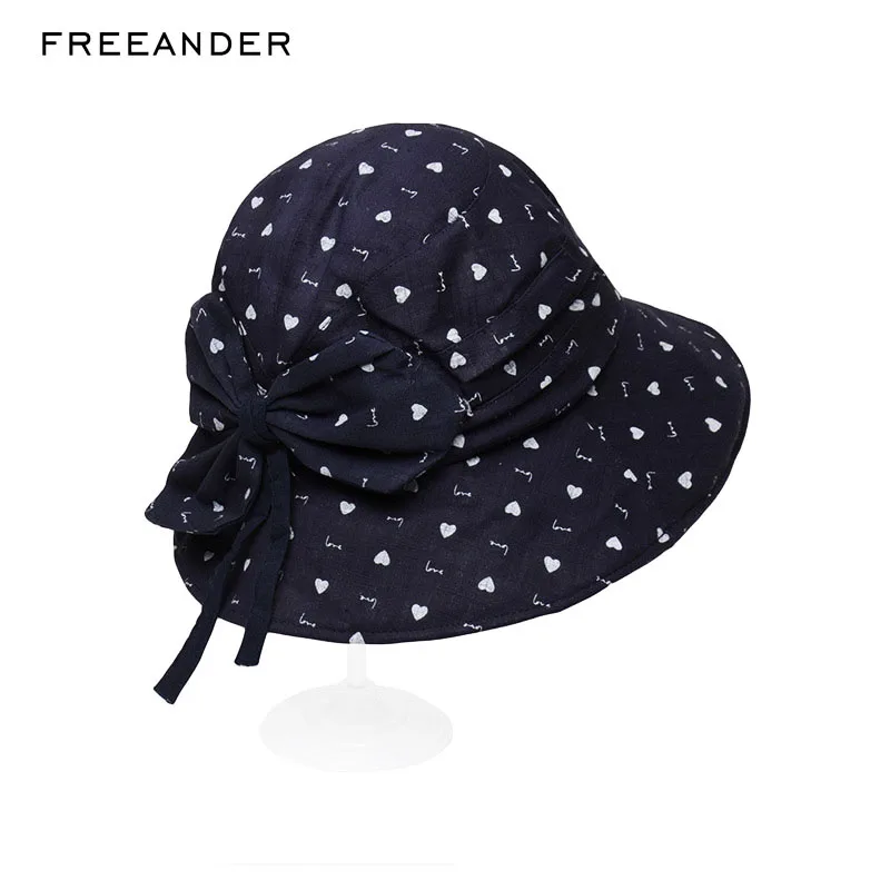 Панама Летняя женская с широкими полями и бантом однотонная|Женские кепки