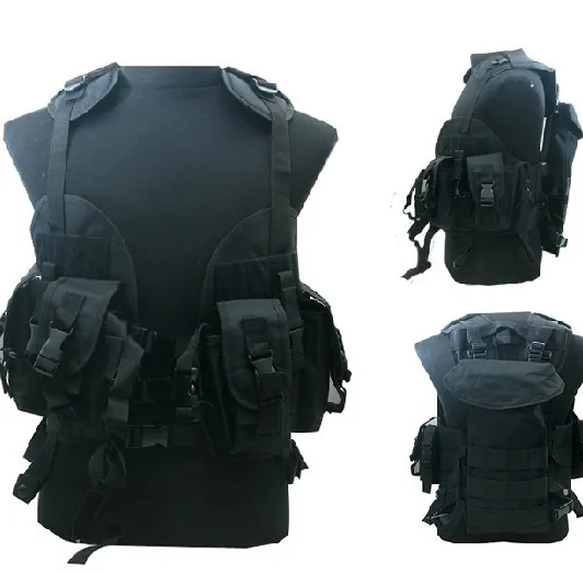 Качественный Регулируемый темно-синий жилет с уплотнением тактическая одежда