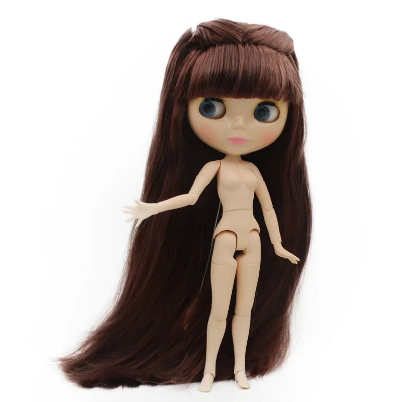 NO.19 Кукла Обнаженная, похожая на куклу Blyth BJD, индивидуальные куклы могут изменить макияж и платье, сделай сам 12 дюймов шарнирные куклы для девочки 4 - Цвет: NO.19