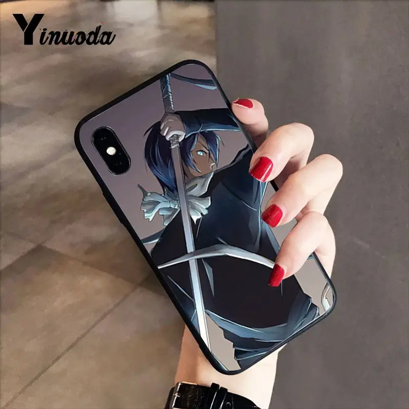 Yinuoda Noragami yato Аниме новое поступление черный чехол для телефона для iPhone 8 7 6 6S 6Plus X XS MAX 5 5S SE XR 10 Чехол